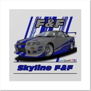 F&F Skyline Posters and Art